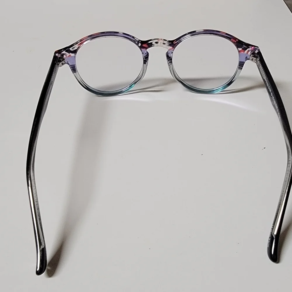 PRIVE Revaux NWOT Round Glasses with Patterned Frame